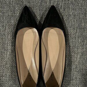 J. Crew Patent Leather Pointed Toe Flats. Size 8.